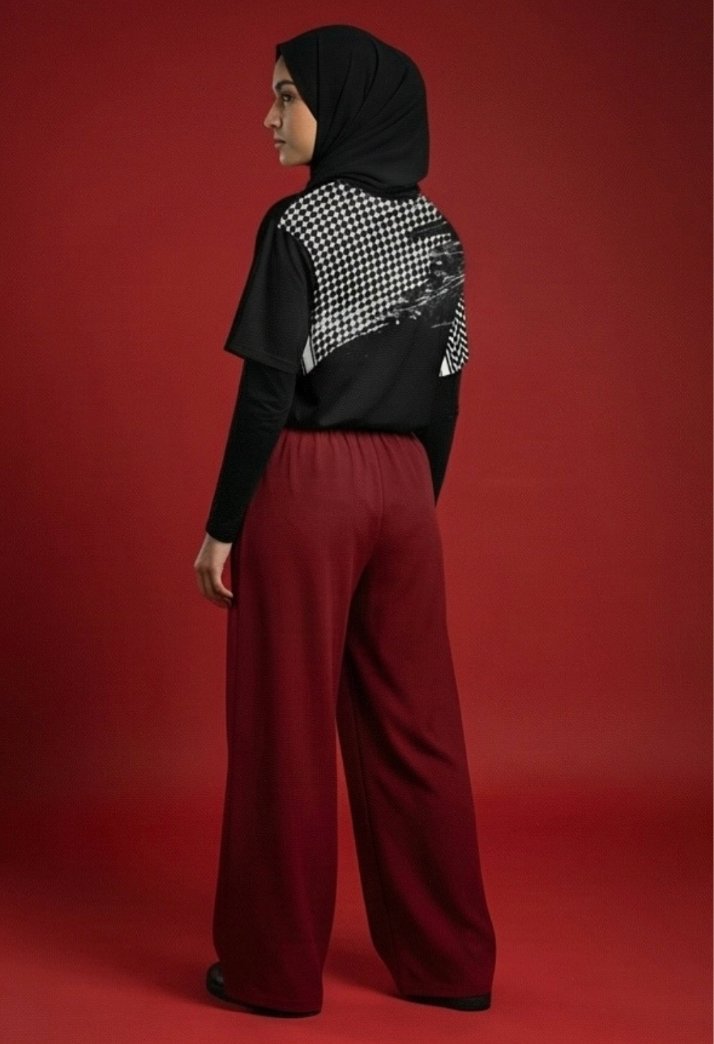 The Keffiyeh Solidarity Tee | Patterns of Resistance