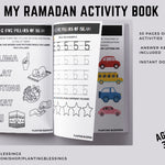 Printable Ramadan Activity Book, Ages 3-5