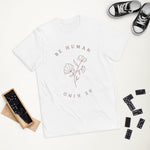 Youth 'Be Human, Be Kind' Floral Jersey Tee